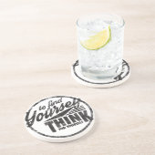 Um sich zu finden, denken Sie für selbst Getränkeuntersetzer (Seite)