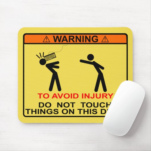 UM VERLETZUNG ZU VERMEIDEN, TUN SIE NICHT MOUSEPAD (Mit Mouse)