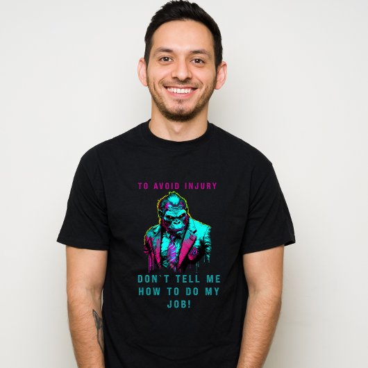 Um Verletzungen zu vermeiden, sage mir nicht, wie T-Shirt