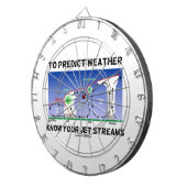 Um Wetter vorauszusagen kennen Sie Ihre Jetstreams Dartscheibe (Vorderseite rechts)