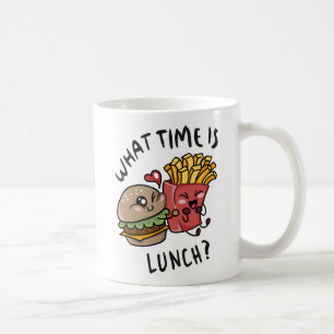 Um wie viel Uhr Mittag ist Kaffeetasse