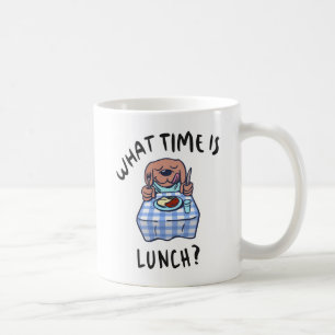 Um wie viel Uhr Mittag ist Kaffeetasse