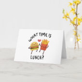 Um wie viel Uhr Mittag ist Karte (Gelbe Blume)