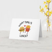 Um wie viel Uhr Mittag ist Karte (Gelbe Blume)