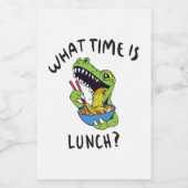 Um wie viel Uhr Mittag ist Lebensmitteletikett (Einzelnes Label)