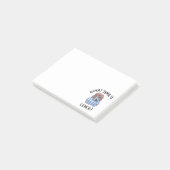 Um wie viel Uhr Mittag ist Post-it Klebezettel (angewinkelt)