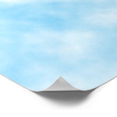 um Wolken zu sehen Poster (Ecke)