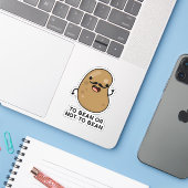 Um zu bedienen oder nicht zu bean Shakespeare pun  Aufkleber (Laptop mit iPhone)