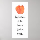 Um zu lehren... poster (Vorne)