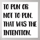 Um zu pucken oder nicht zu pucken, lustige Puff-Zi Poster (Vorne)