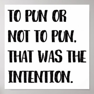 Um zu pucken oder nicht zu pucken, lustige Puff-Zi Poster