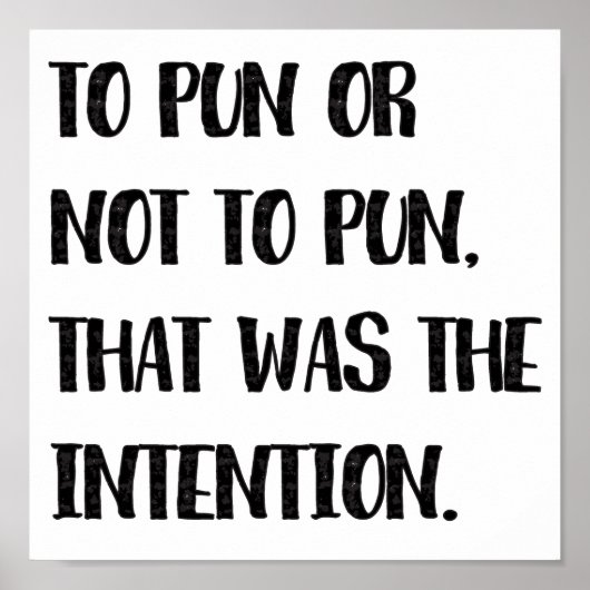 Um zu pucken oder nicht zu pucken, lustige Puff-Zi Poster (Vorne)