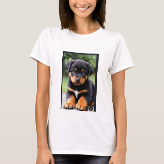 Uma camiseta Feminina gola canoa simples T-Shirt