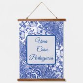 Uma casa Portuguesa Wandteppich Mit Holzrahmen (Vorderseite)