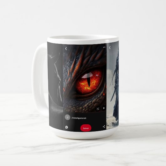 Uma linda caneca personalizada kaffeetasse (Vorderseite Links)