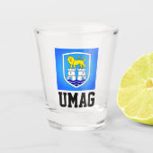 Umag, Kroatien Schnapsglas (Vorderseite)