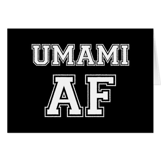 UMAMI AF-KARTE (Vorderseite (Horizontal))