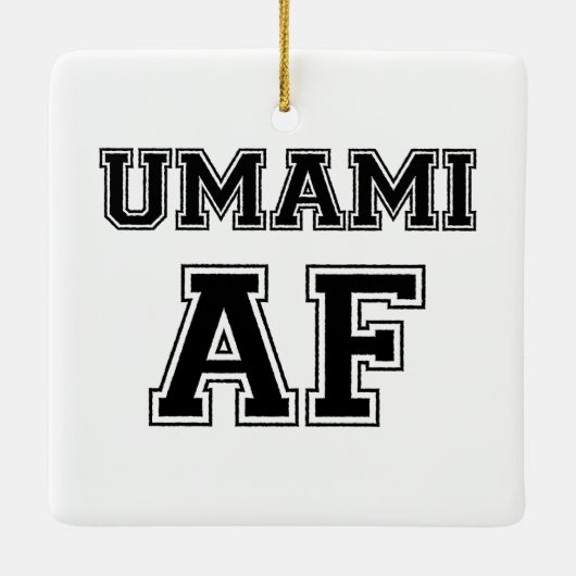 UMAMI AF KERAMIKORNAMENT (Rückseite)