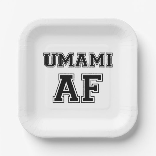 UMAMI AF PAPPTELLER (Vorderseite)