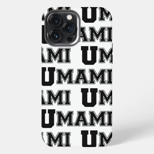 UMAMI COLLEGE iPhone HÜLLE (Rückseite)