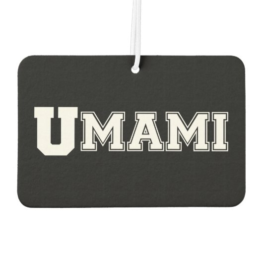 UMAMI UNI AIR FRESHENER AUTOLUFTERFRISCHER (Rückseite)