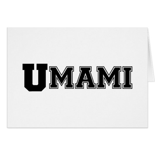 UMAMI UNI CARD (Vorderseite (Horizontal))