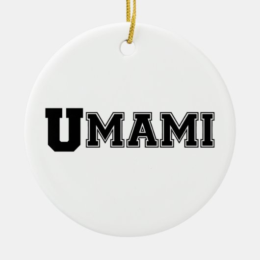 UMAMI-UNI KERAMIK ORNAMENT (Vorne)