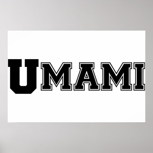 UMAMI UNI POSTER (Vorne)