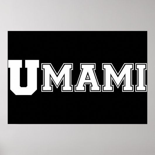UMAMI UNI POSTER (Vorne)