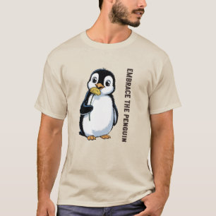 Umarm das Penguin Meme Lustiges Internet T-Shirt