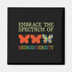 Umarm das Spektrum der Neurodiversität Autism Po Magnet