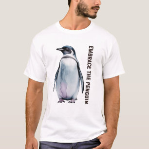 Umarm den Pinguin-Meme Lustiges Virales T-Shirt Hu