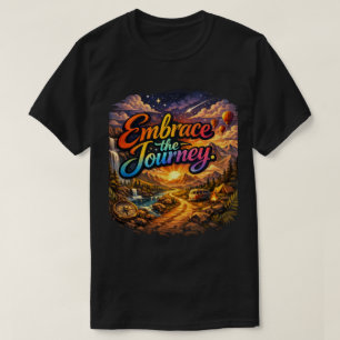 Umarm die Reise   Premium-Minimalist-Adventure T-Shirt