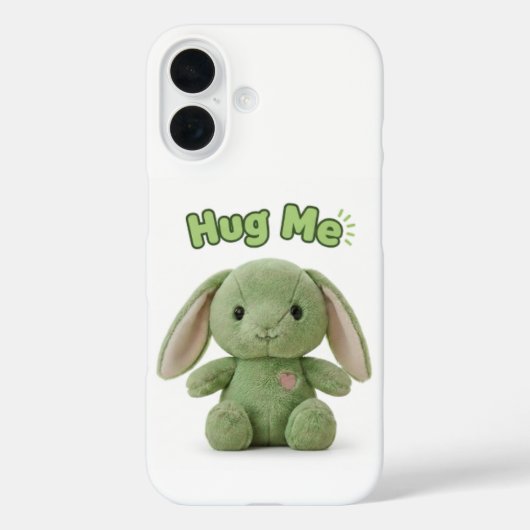 Umarm mich Hase iPhone 16 Hülle (Rückseite)
