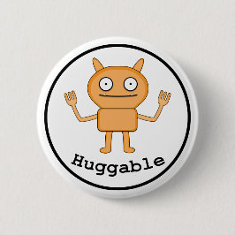 Umarmbar - Standard, 2 ¼ Zoll-runder Knopf Button