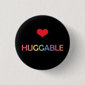 Umarmbare Knopf-Mutter Bear Pride Button (Vorderseite)
