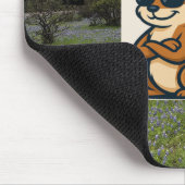 Umarme das Eichhörnchen, das das Leben ist! Mousepad (Ecke)