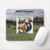 Umarme das Eichhörnchen, das das Leben ist! Mousepad (Mit Mouse)