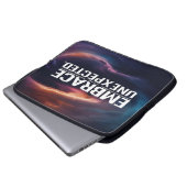 Umarme das Unerwartete Laptopschutzhülle (Vorne Knopf)