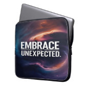 Umarme das Unerwartete Laptopschutzhülle (Vorderseite Links)