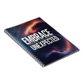 Umarme das Unerwartete Notizblock (Rechte Seite)