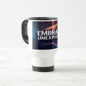 Umarme das Unerwartete Reisebecher (Vorderseite Links)