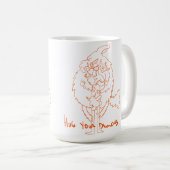 Umarme deine Dämonen Kaffeetasse (VorderseiteRechts)