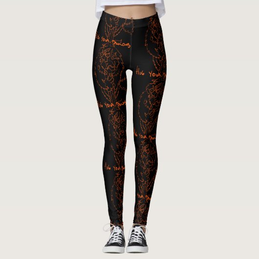 Umarme deine Dämonen Leggings (Vorderseite)