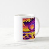 Umarme den kosmischen Wirbel Kaffeetasse (VorderseiteRechts)