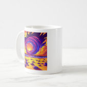 Umarme den kosmischen Wirbel Kaffeetasse (Vorderseite Links)