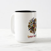 Umarme den Roots Dance Zweifarbige Tasse (Vorderseite Links)