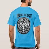 Umarme den wilden Geist des Tigers, beherrsche den T-Shirt (Rückseite)