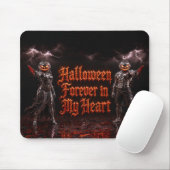 Umarme die dunkle Seite der spooky season mit th Mousepad (Mit Mouse)