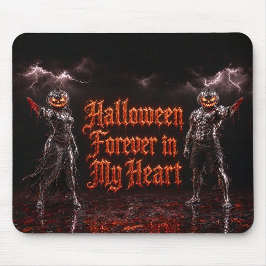 Umarme die dunkle Seite der spooky season mit th Mousepad (Vorne)